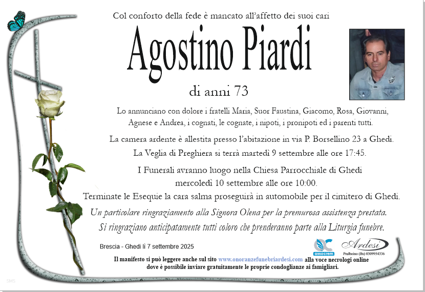 AGOSTINO PIARDI - GHEDI