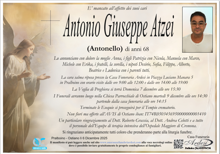 ANTONI GIUSEPPE ATZEI (ANTONELLO)