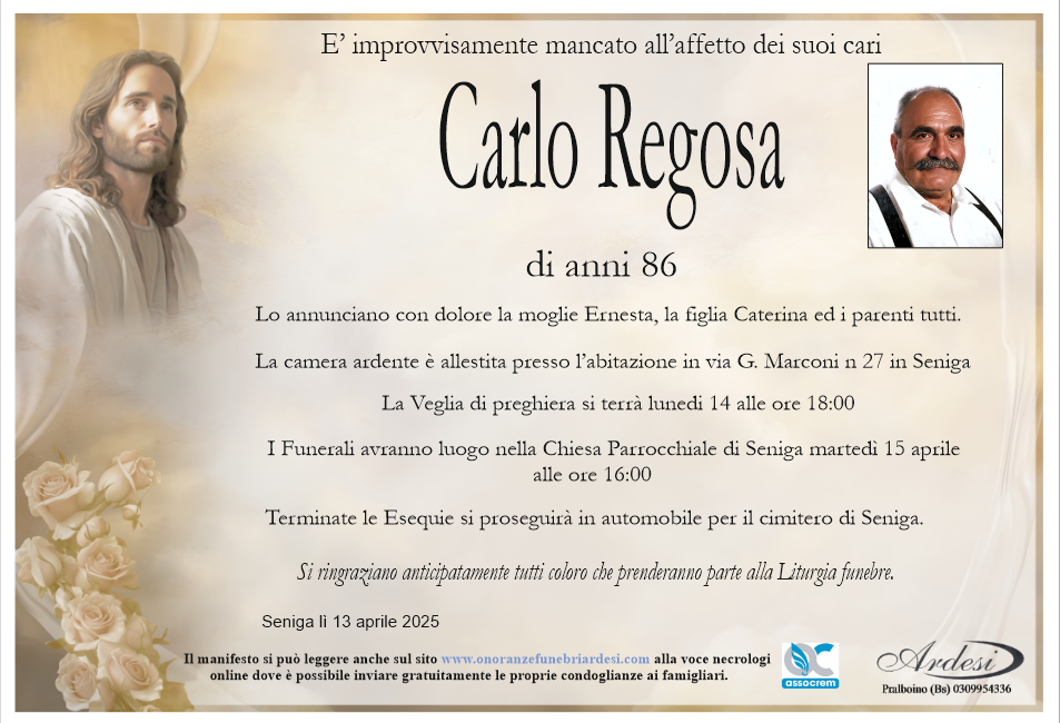 CARLO REGOSA - SENIGA