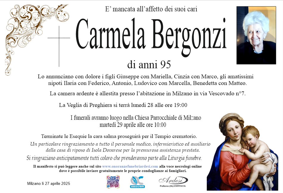 CARMELA BERGONZI - MILZANO