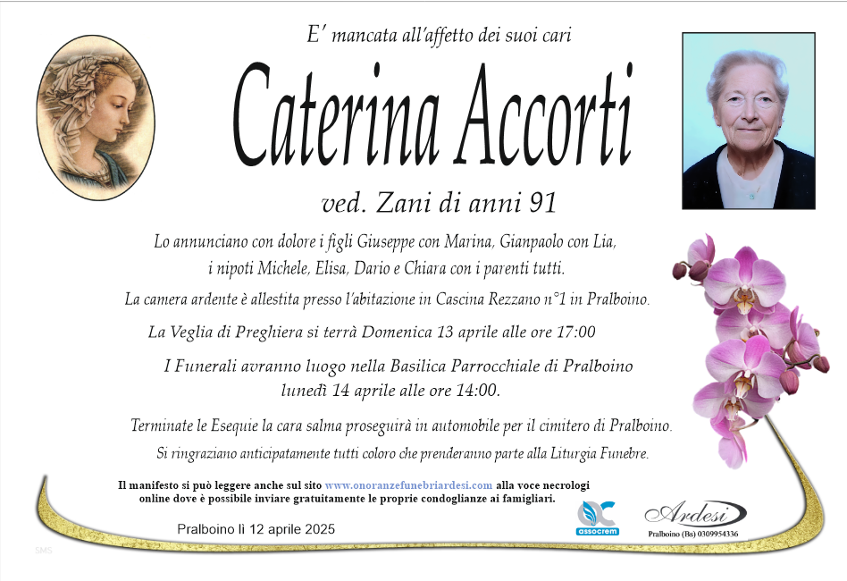 CATERINA ACCORTI - PRALBOINO