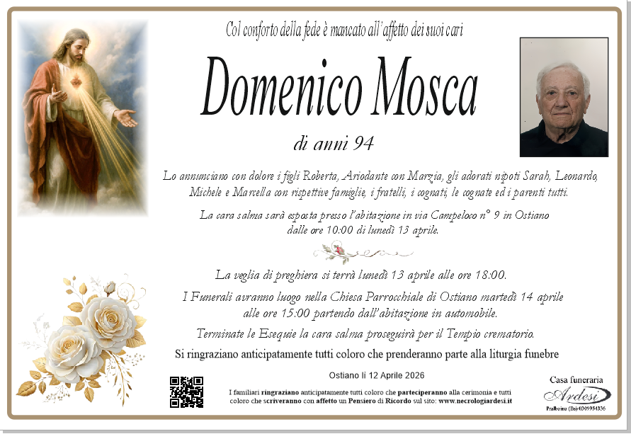 DOMENICO MOSCA - OSTIANO