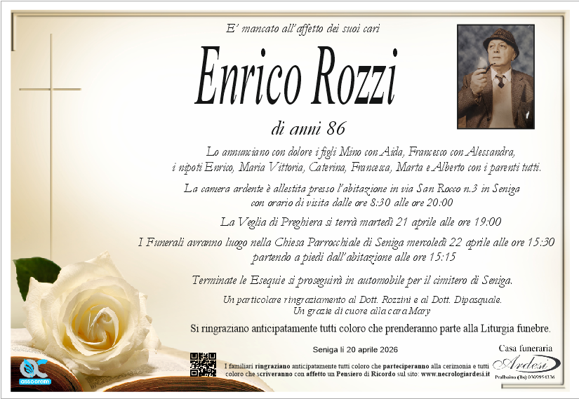 ENRICO ROZZI - SENIGA