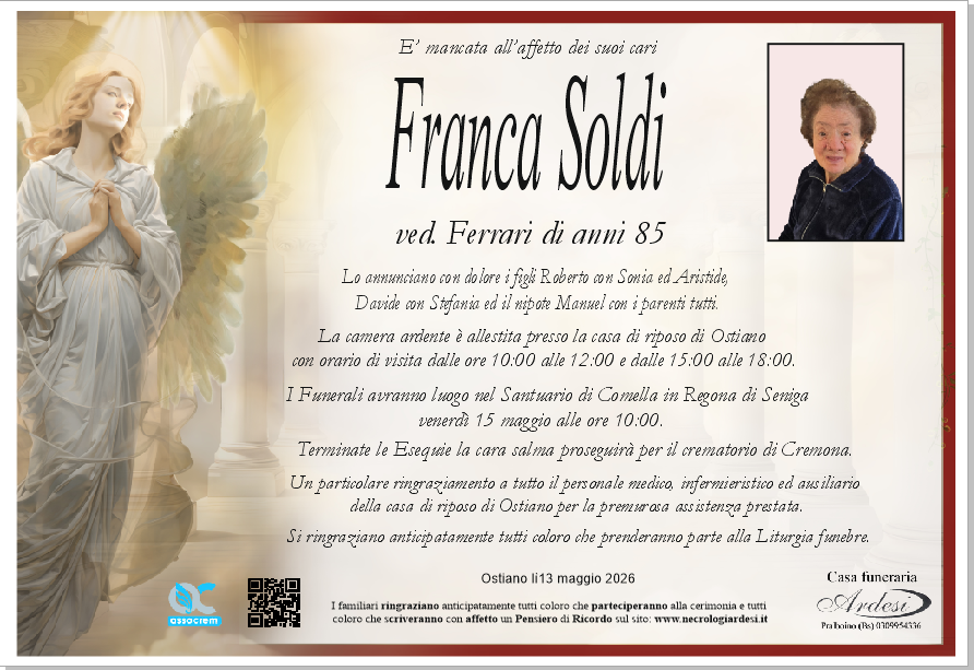 FRANCA SOLDI- OSTIANO