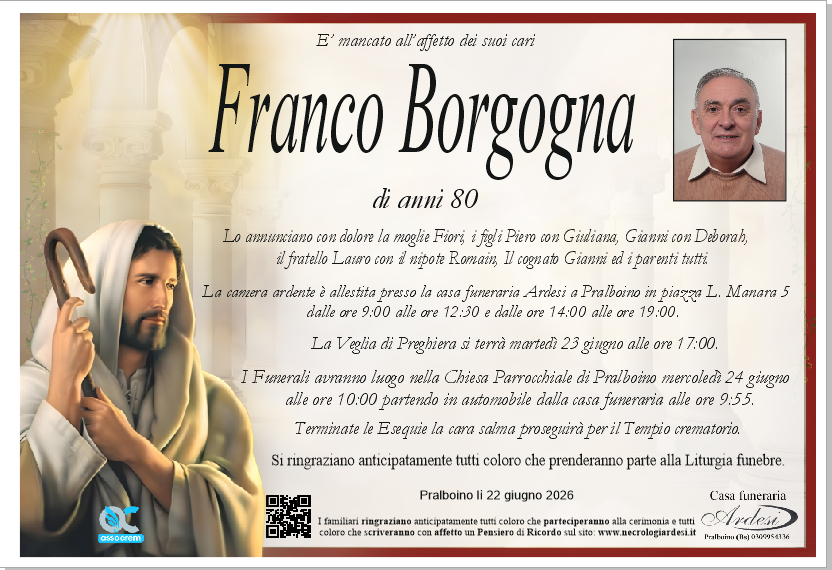 FRANCO BORGOGNA - PRALBOINO