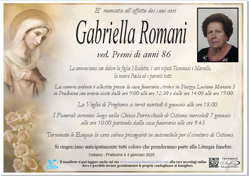 GABRIELLA ROMANI - OSTIANO - PRALBOINO