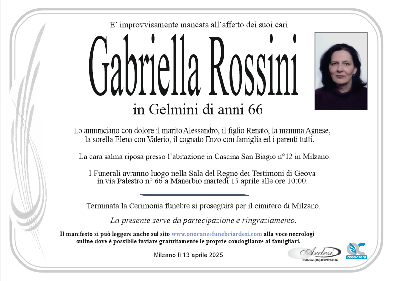 GABRIELLA ROSSINI - MILZANO