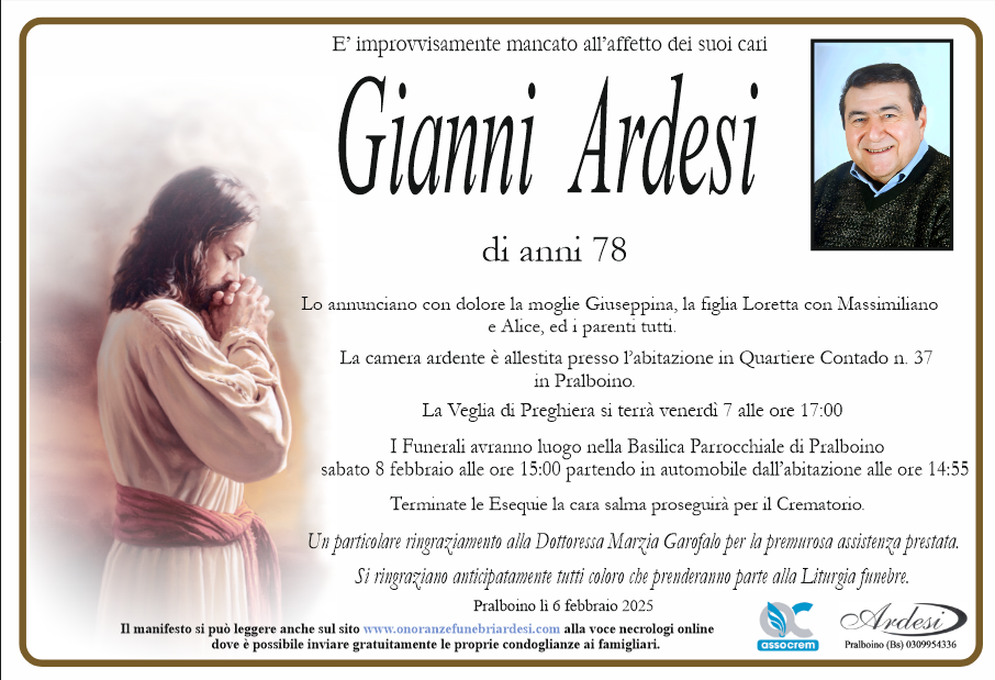 GIANNI ARDESI - PRALBOINO