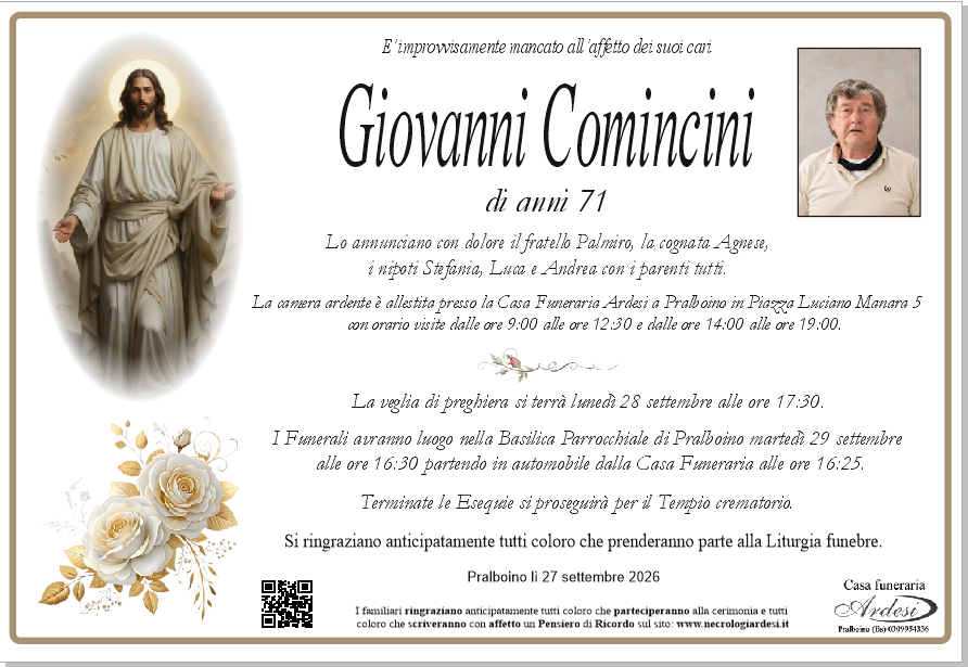 GIOVANNI COMINCINI - PRALBOINO