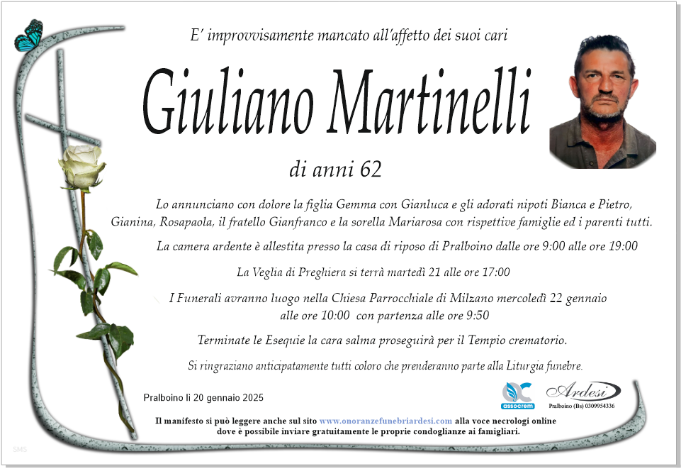 GIULIANO MARTINELLI - PRALBOINO MILZANO
