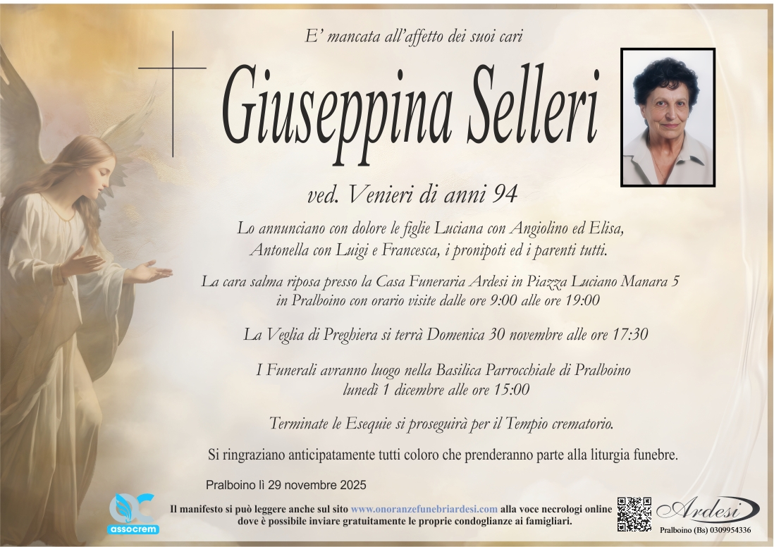 GIUSEPPINA SELLERI - PRALBOINO