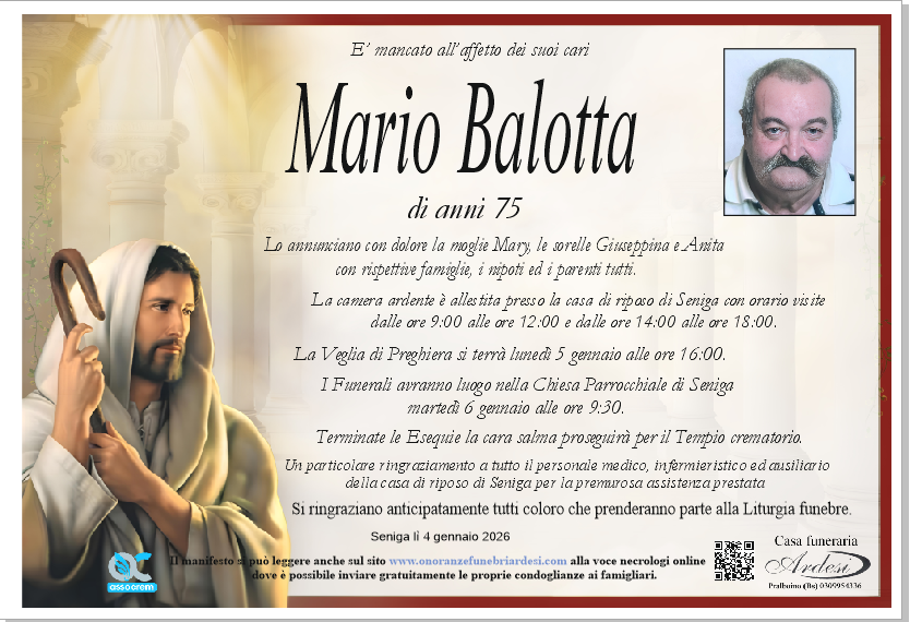 MARIO BALOTTA - SENIGA