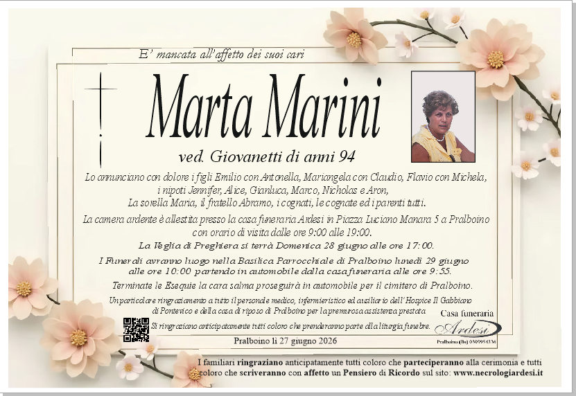 MARTA MARINI - PRALBOINO