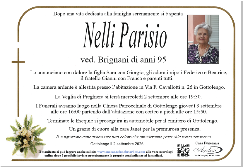 NELLI PARISIO - GOTTOLENGO