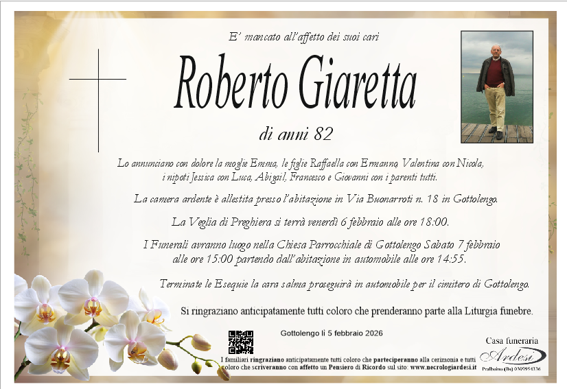 ROBERTO GIARETTA - GOTTOLENGO