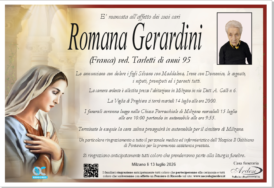 ROMANA GERARDINI (FRANCA) - MILZANO