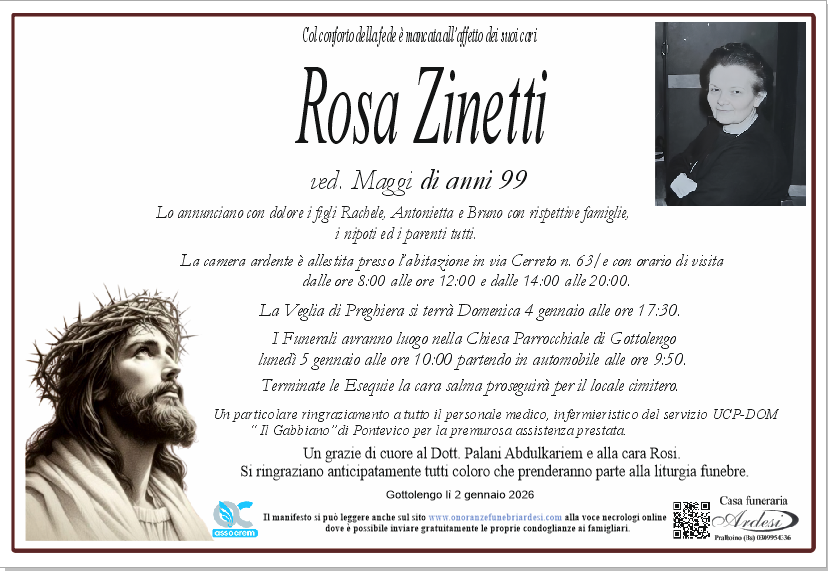 ROSA ZINETTI - GOTTOLENGO