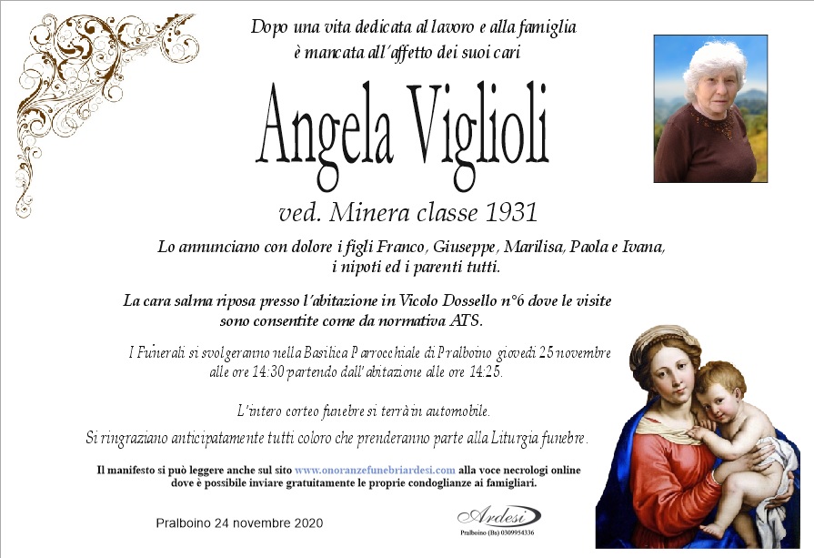 ANGELA VIGLIOLI - PRALBOINO