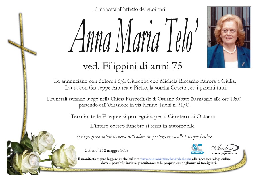 ANNA MARIA TELO' - OSTIANO