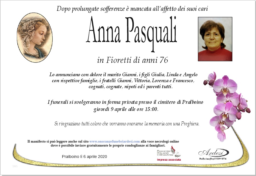 ANNA PASQUALI - PRALBOINO