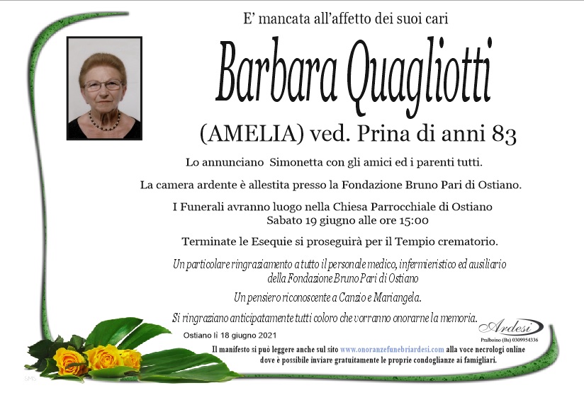 BARBARA QUAGLIOTTI - OSTIANO