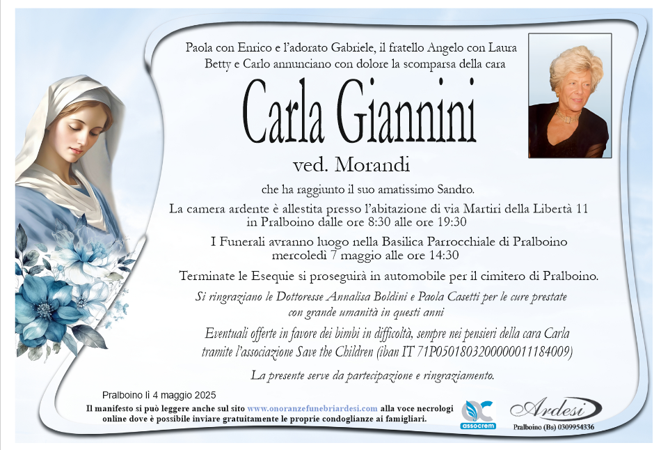 CARLA GIANNINI - PRALBOINO