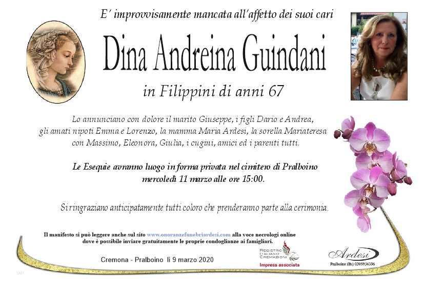 DINA ANDREINA GUINDANI CREMONA-PRALBOINO