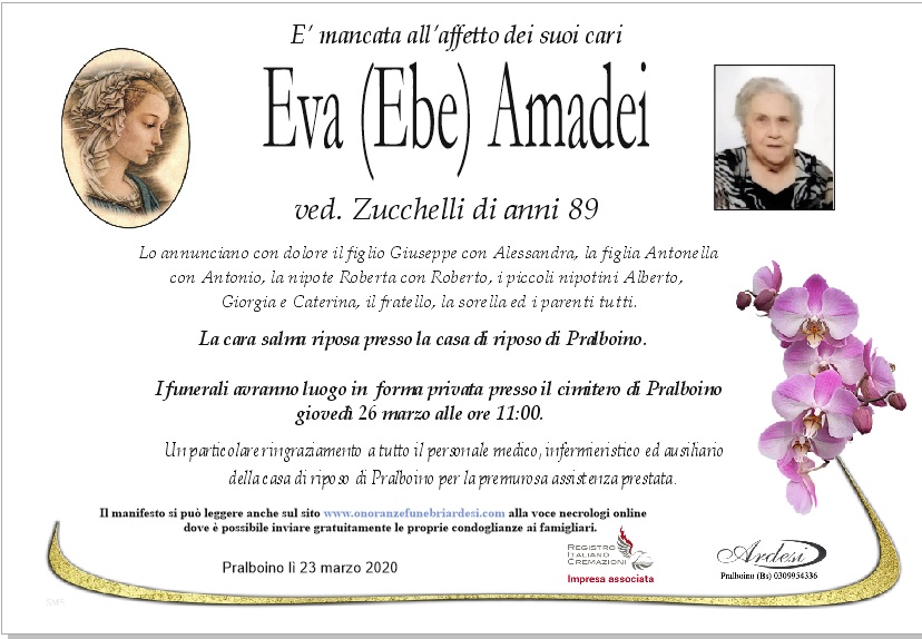 EVA AMADEI (EBE) - PRALBOINO