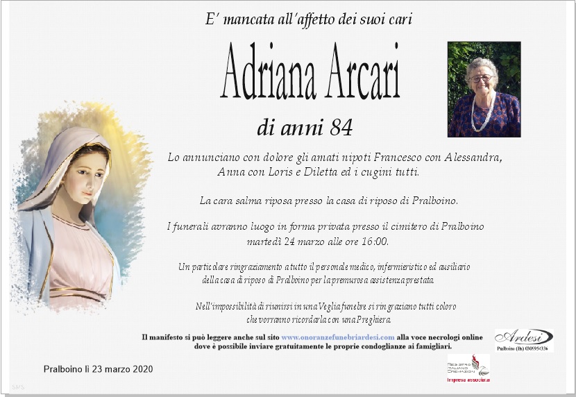 ADRIANA ARCARI - PRALBOINO