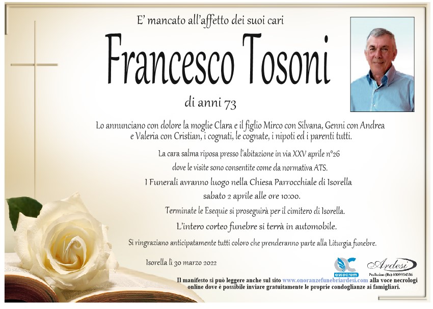 FRANCESCO TOSONI - ISORELLA