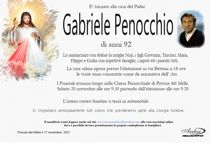 GABRIELE PENOCCHIO - PAVONE DEL MELLA