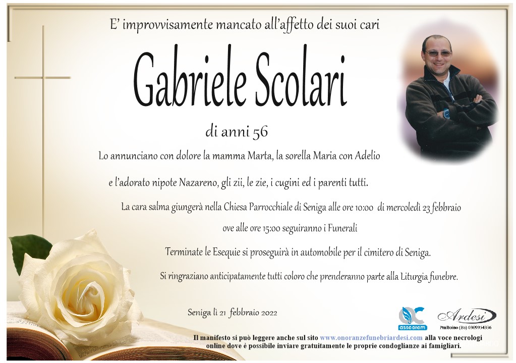 GABRIELE SCOLARI - SENIGA