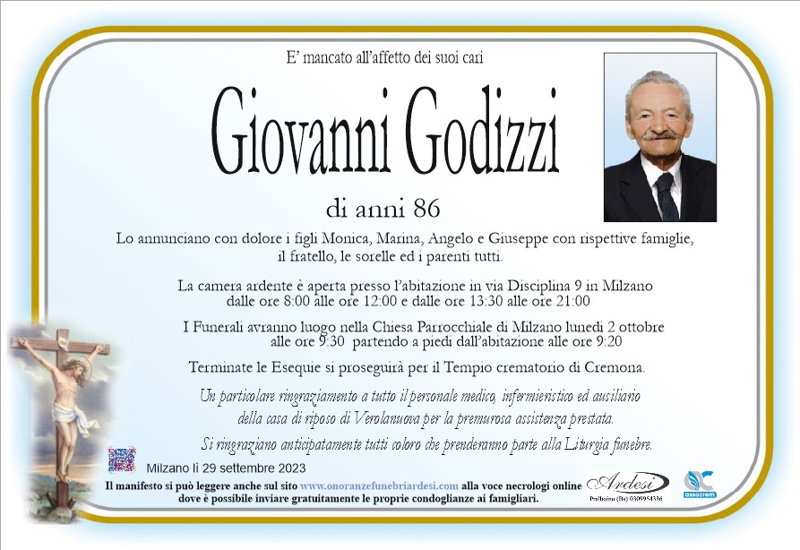 GIOVANNI GODIZZI - MILZANO