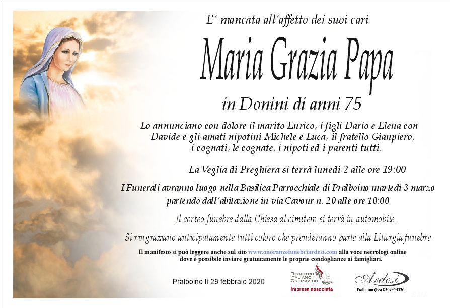 MARIA GRAZIA PAPA - PRALBOINO