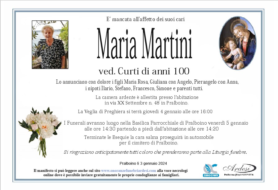 MARIA MARTINI - PRALBOINO