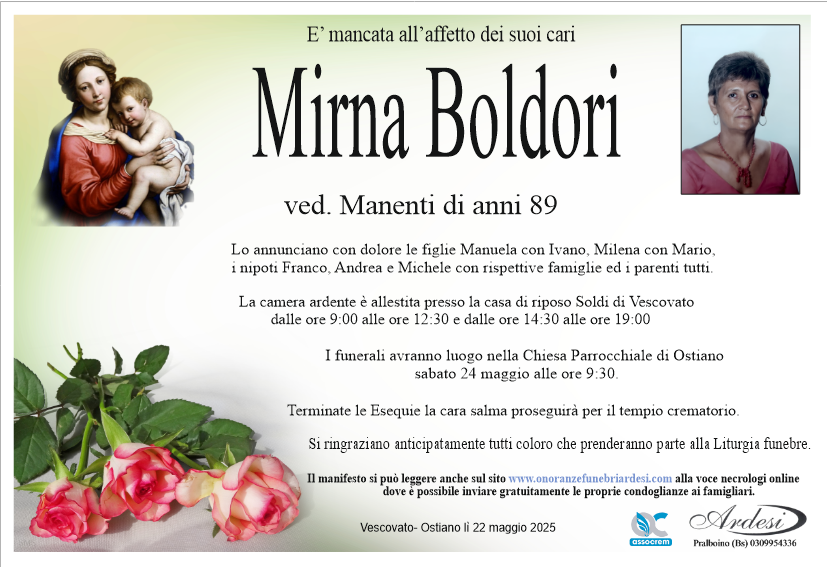 MIRNA BOLDORI - VESCOVATO OSTIANO