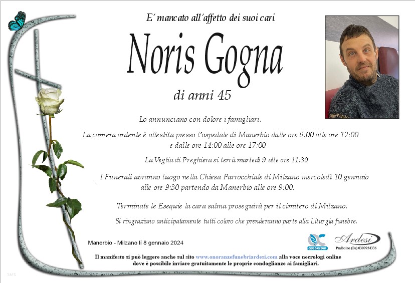 NORIS GOGNA MANERBIO-MILZANO