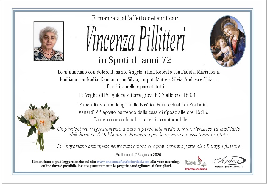 VINCENZA PILLITTERI - PRALBOINO